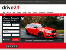 Tablet Screenshot of drive24.co.uk